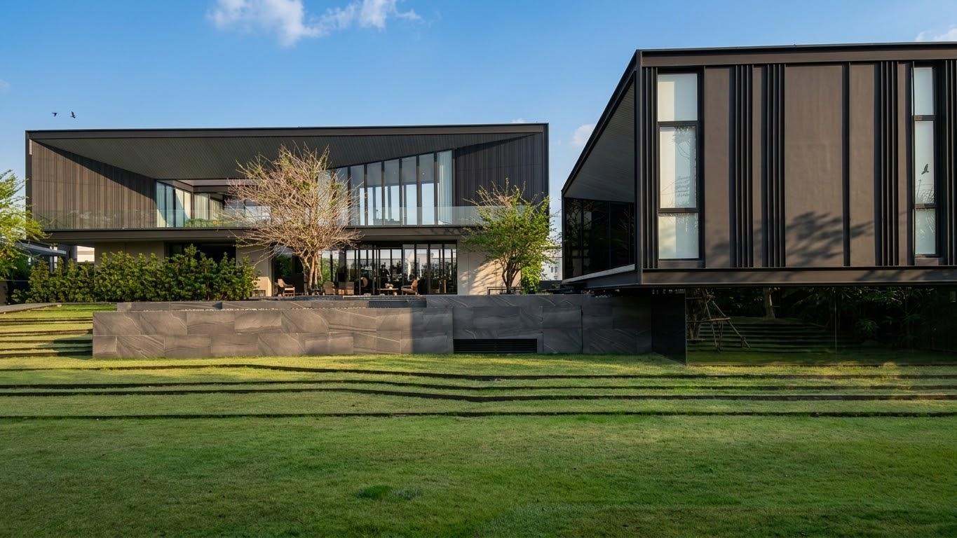 Dark modern luxury residence