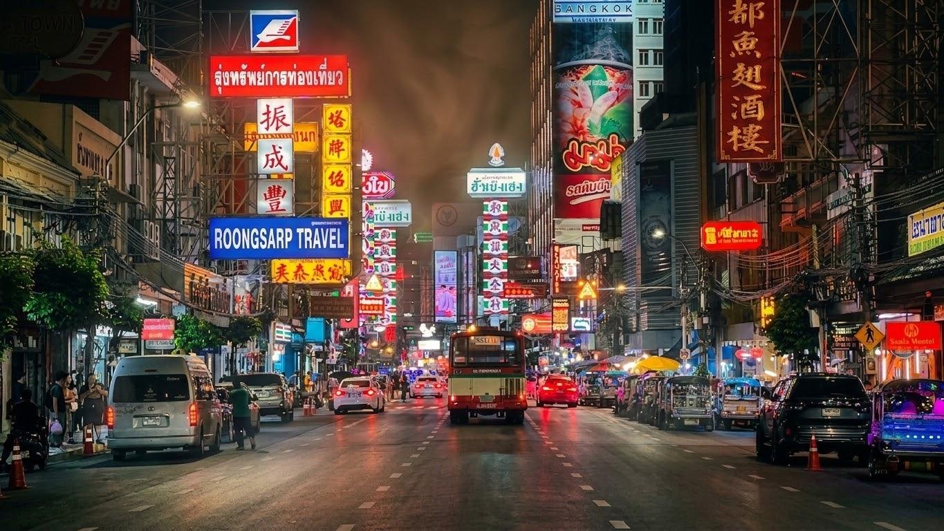 Chinatown Neon Street